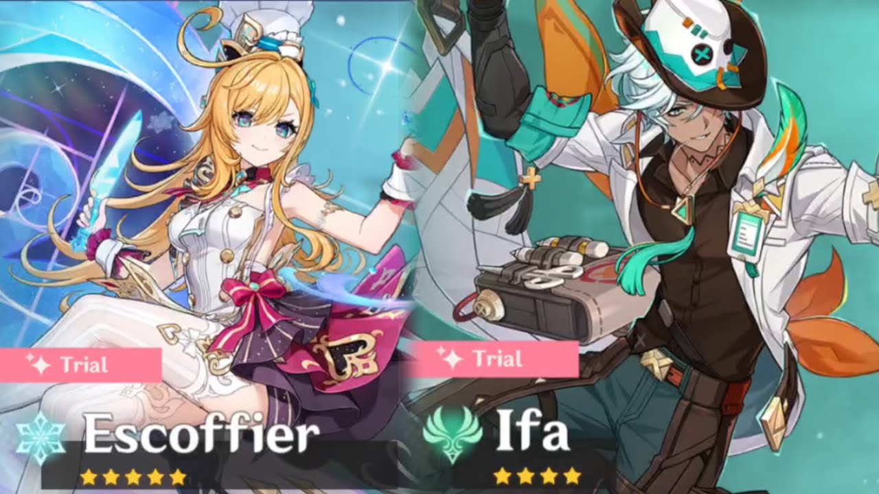 Test Run Escoffier and Ifa - Genshin Impact