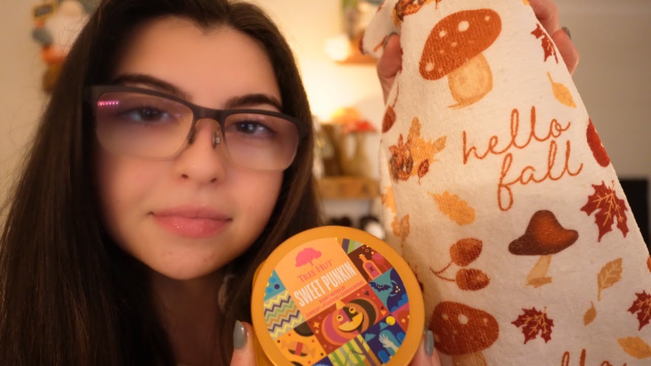 ASMR Cozy Fall Pampering 🍂 Personal Attention, Skincare, Rain & Nature Sounds