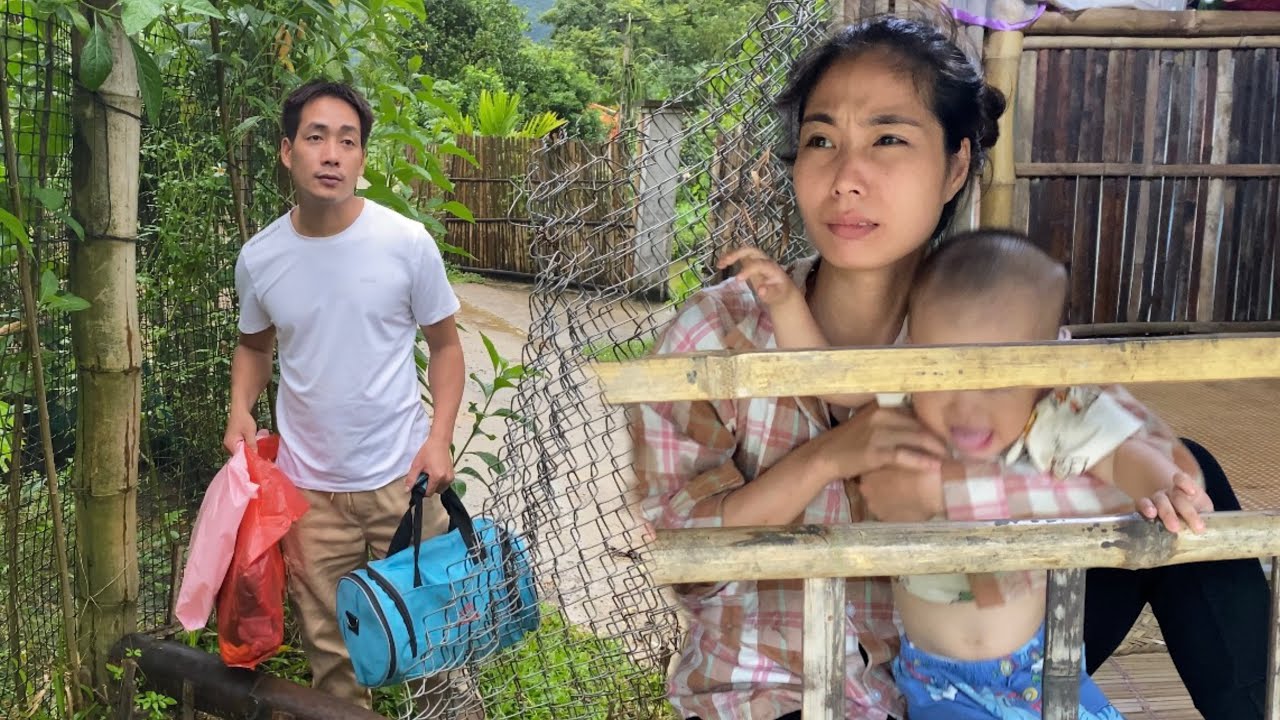 Husband suddenly comes to visit, will Ngoan and her 2 children dare to face it?
