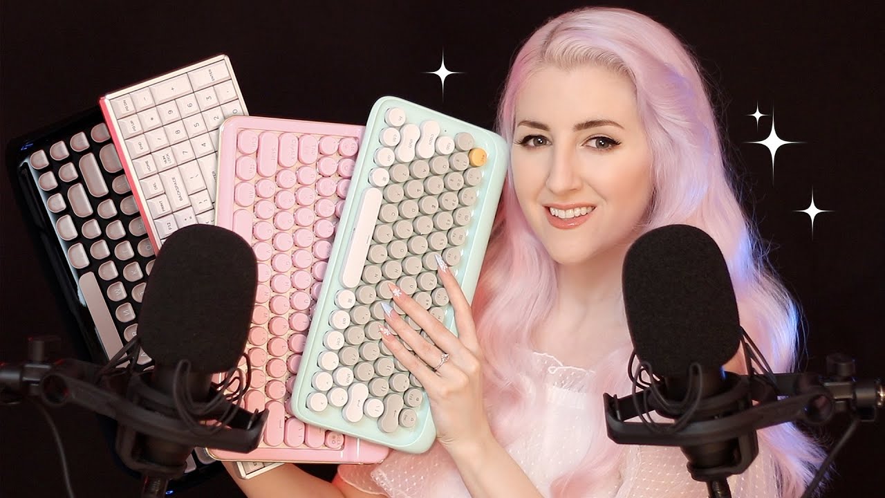 ASMR Keyboard Typing For When You Can't Sleep (every keyboard I own!)