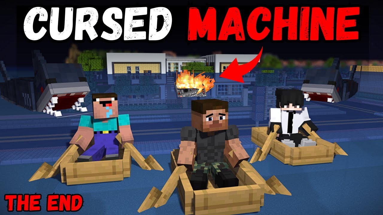 MINECRAFT CURSED MACHINE😨!! THE END In Hindi