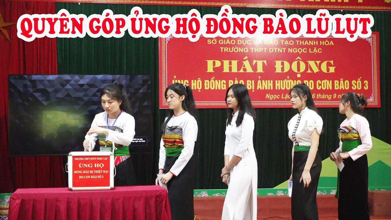 Phát động ủng hộ đồng bào bị bão lũ