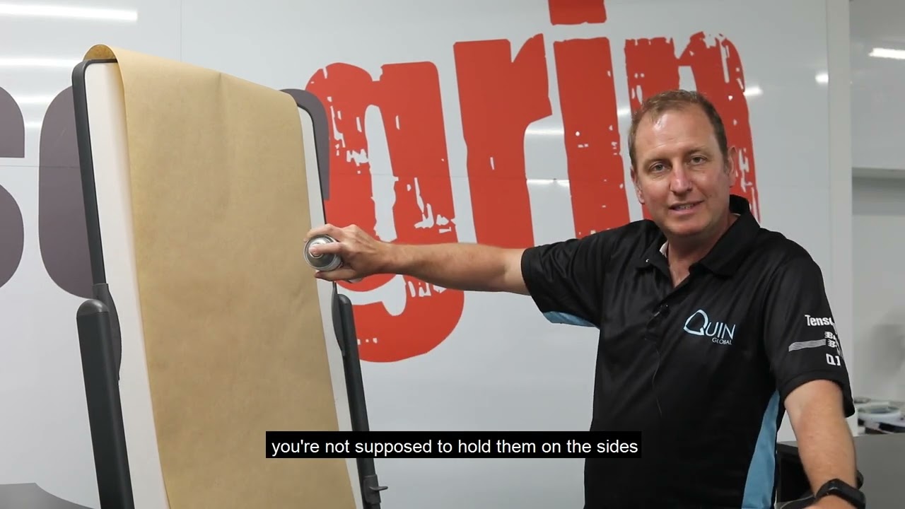 How to adjust the spray nozzle on your TensorGrip aerosol can.