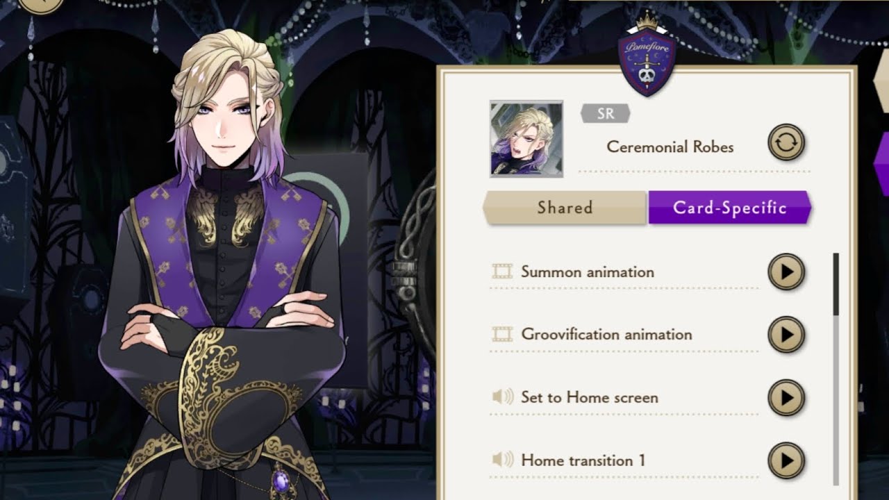 [Twisted Wonderland] Vil Schoenheit - Ceremonial Robes Voice Lines