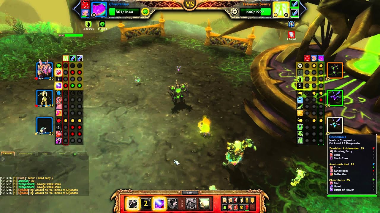 Felsworn Sentry pet Battle WoW