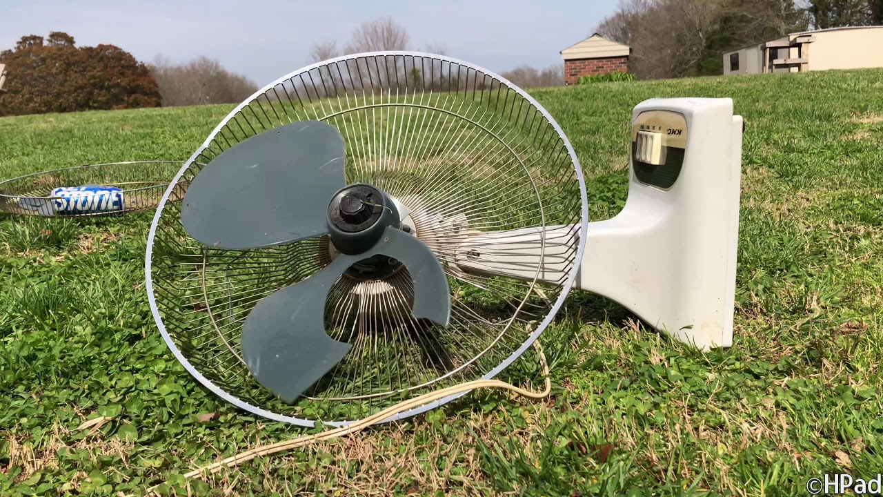 Vintage KMC Desk Fan Destruction