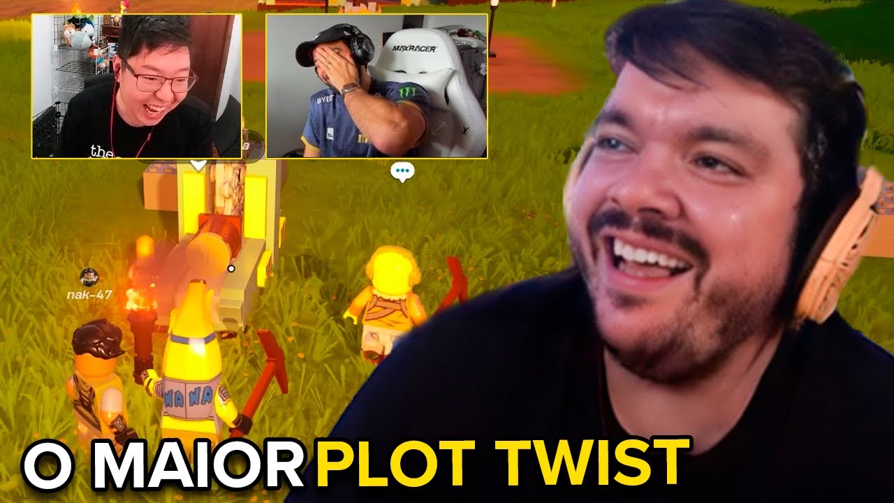 GAULES RINDO MUITO DO MAIOR PLOT TWIST DO FORTNITE LEGO !! | CORTES DO GAULES