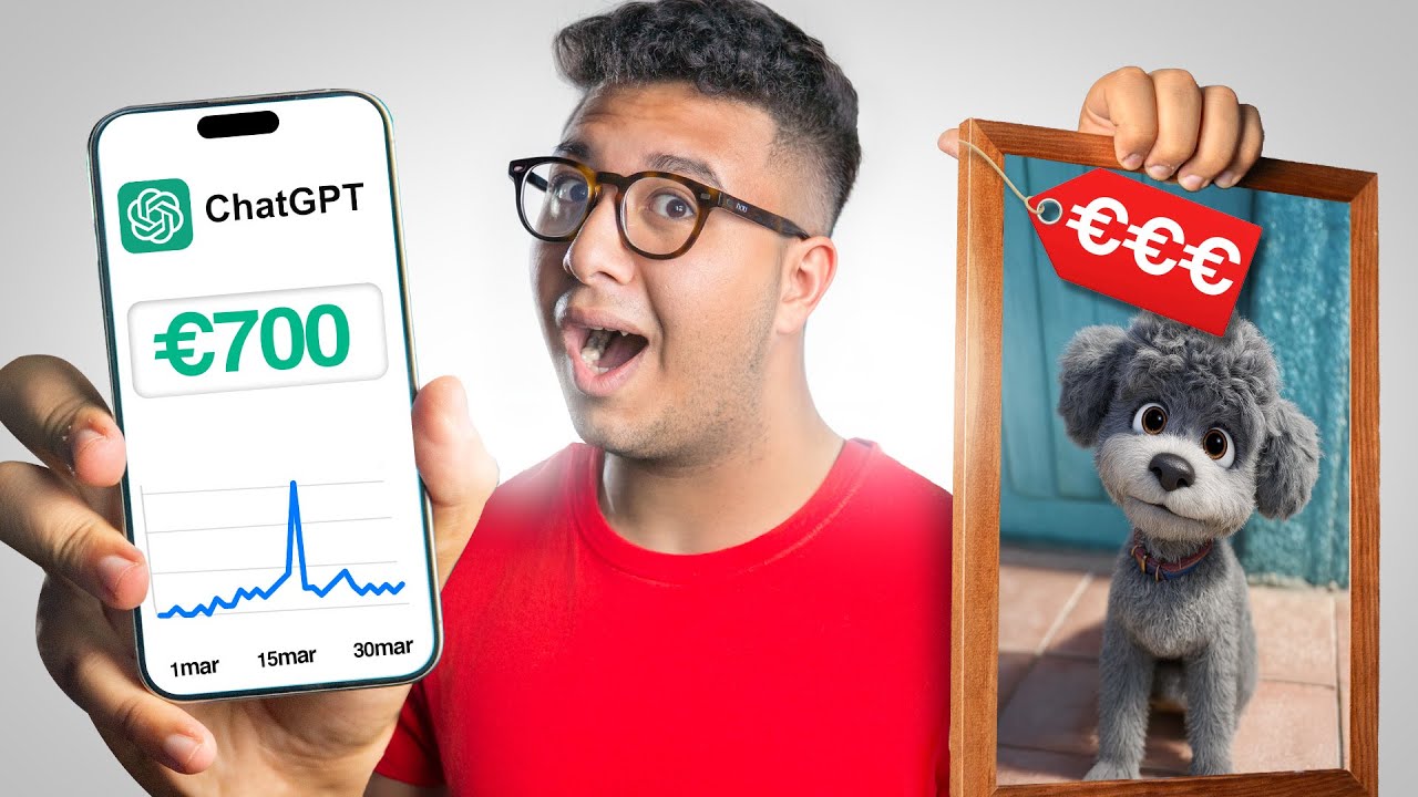HO GUADAGNATO 700 EURO VENDENDO FOTO FATTE CON CHAT GPT