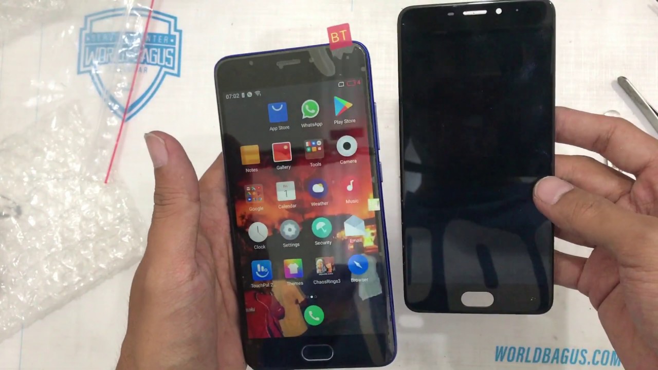 Cara ganti LCD dan Layar sentuh Meizu M6