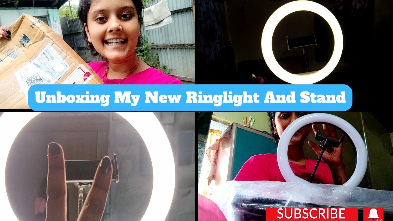My New Ringlight And Stand Under ₹700 From Flipkart|| Unboxing Ring light And Stand||Unboxing Video1