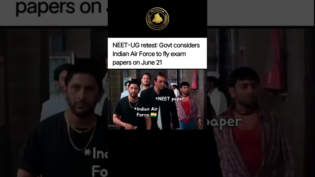 Govt considers Indian Air Force to fly exam papers on June 21 || #trending #neetexam #neetpaperleak