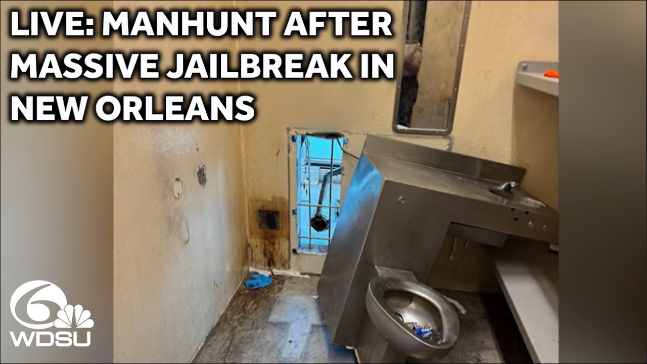LIVE COVERAGE: 11 inmates escape jail in New Orleans