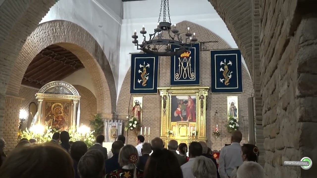 Salve a la Virgen en la novena del día 7. Fiestas de la Virgen de la Natividad. Guadamur, 2024