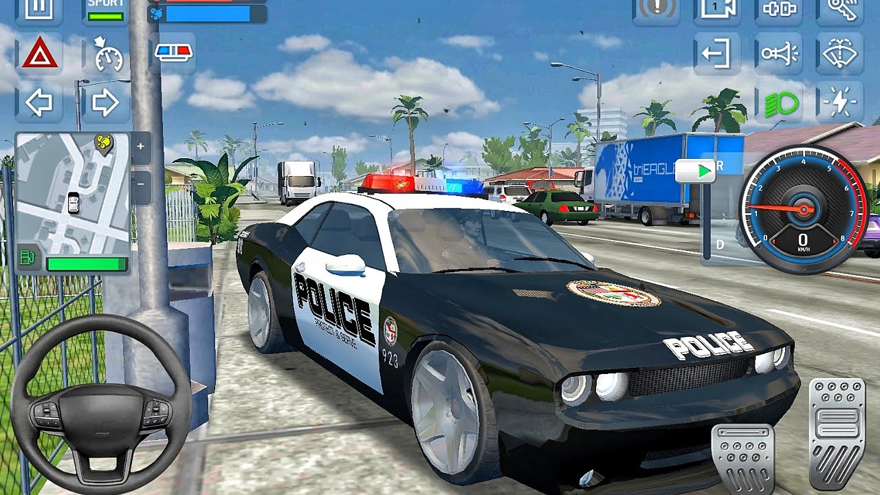 New Police Car Chase Simulator - Real Cop Duty 3D Sports Car Driving 2026 - Car Android GamePlay