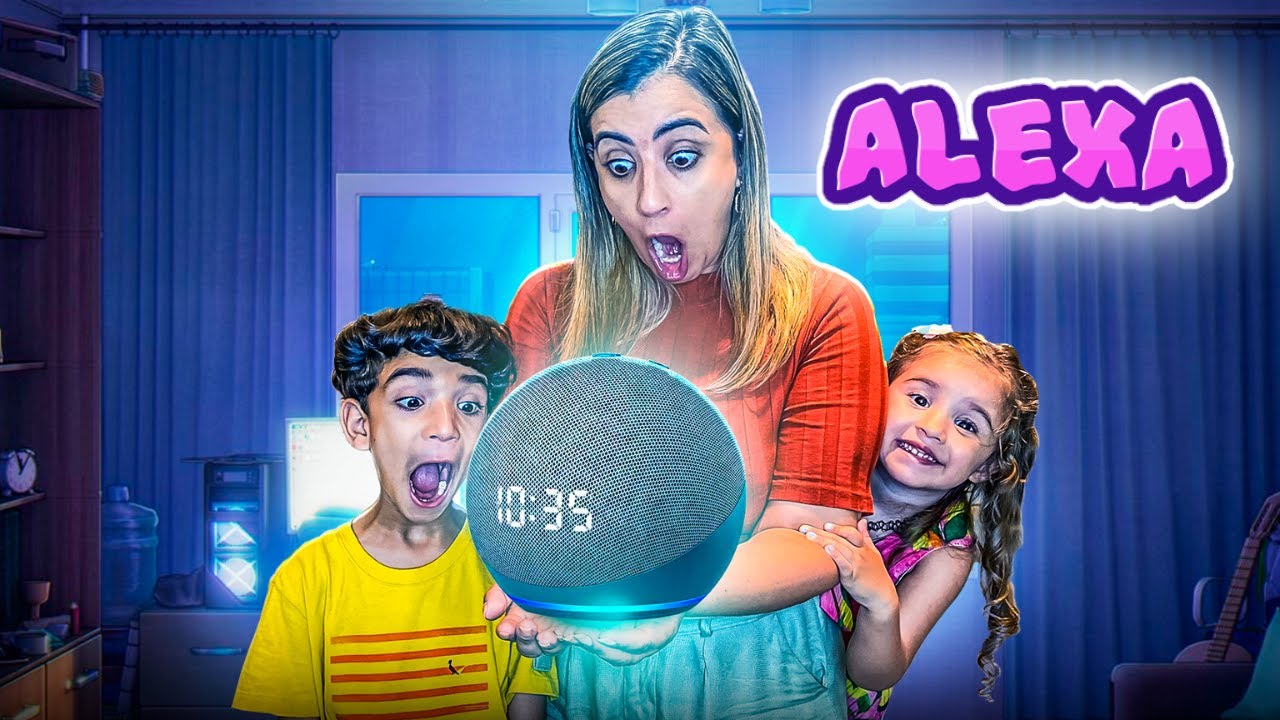 GANHEI UMA ALEXA DE PRESENTE DE DIA DAS MÃES ECHO DOT 4 DA AMAZON - FAMÍLIA ROCHA