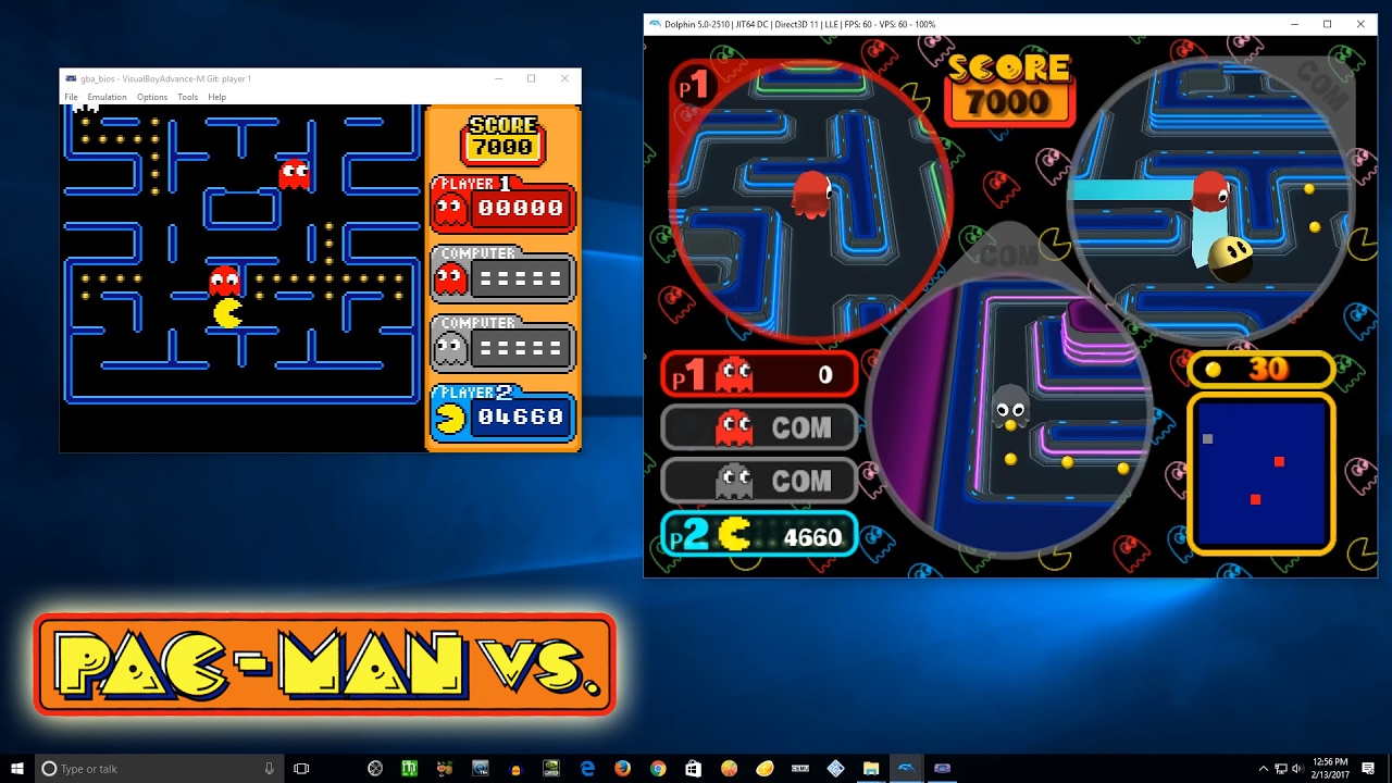 Dolphin Emulator 5.0-2510 | Pac-Man Vs. [1080p] | Nintendo GameCube