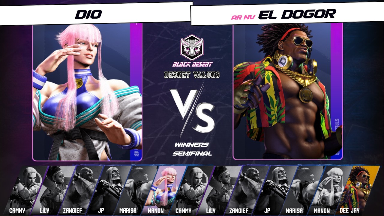 Desert Values Vol. 3 SF6 Winners Semis - DIO vs AR NV | El Dogor