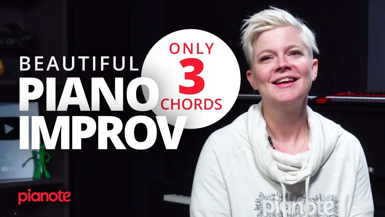 Beautiful Beginner Piano Improvisation (Only 3 Chords)