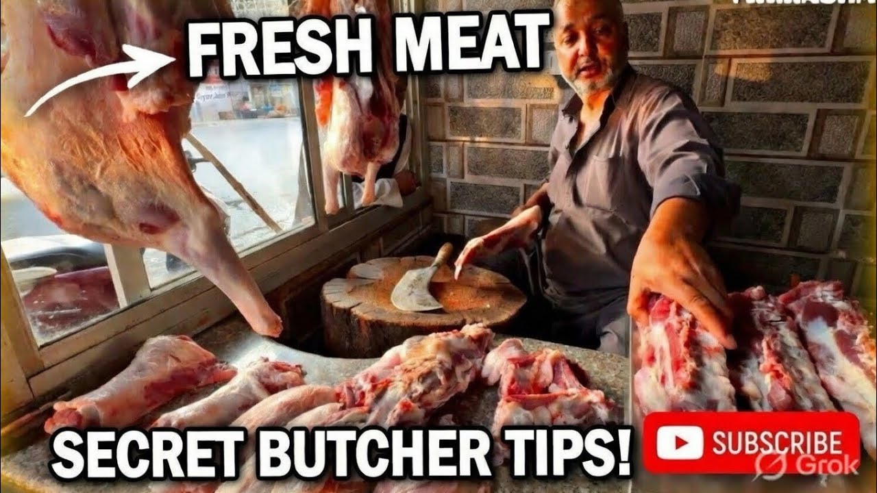 26/9/25  Butchers Shop at Downtown Nawa Bazar Srinagar kashmir 