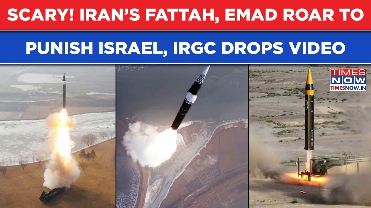 Watch Iran Launch Fattah, Emad Missiles In Fresh Wave To Spell Doom In Israel, Tehran Drops Video