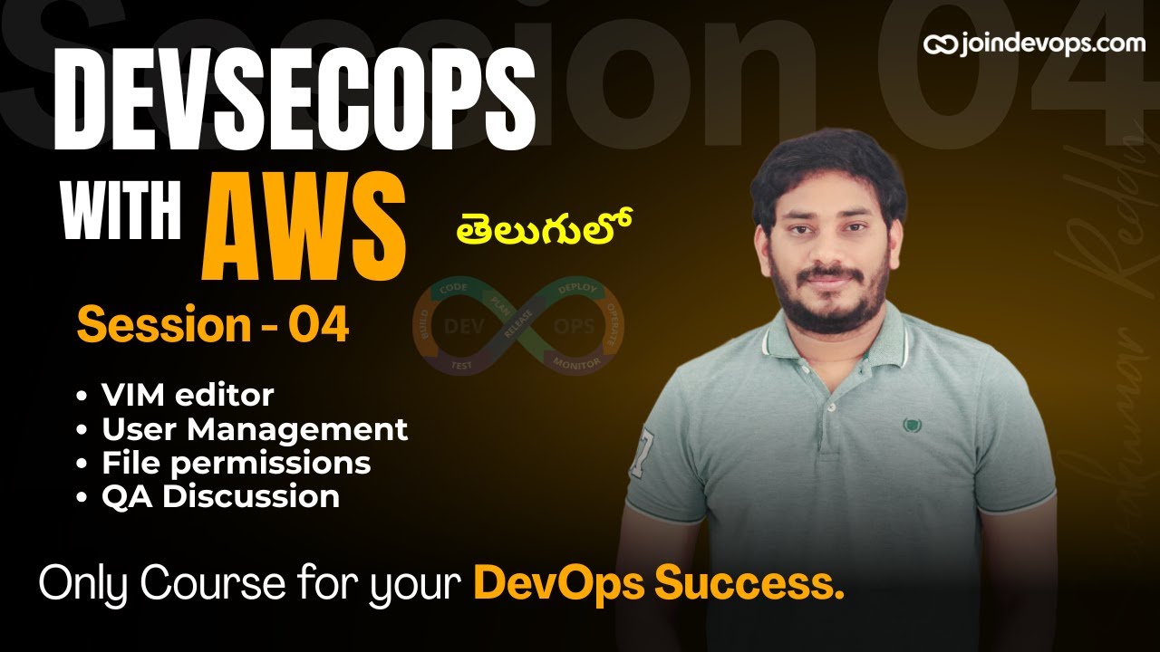 🔥 Session 04 - DevSecOps with AWS - Batch 88S | 2026 | Sivakumar Reddy M | JoinDevOps