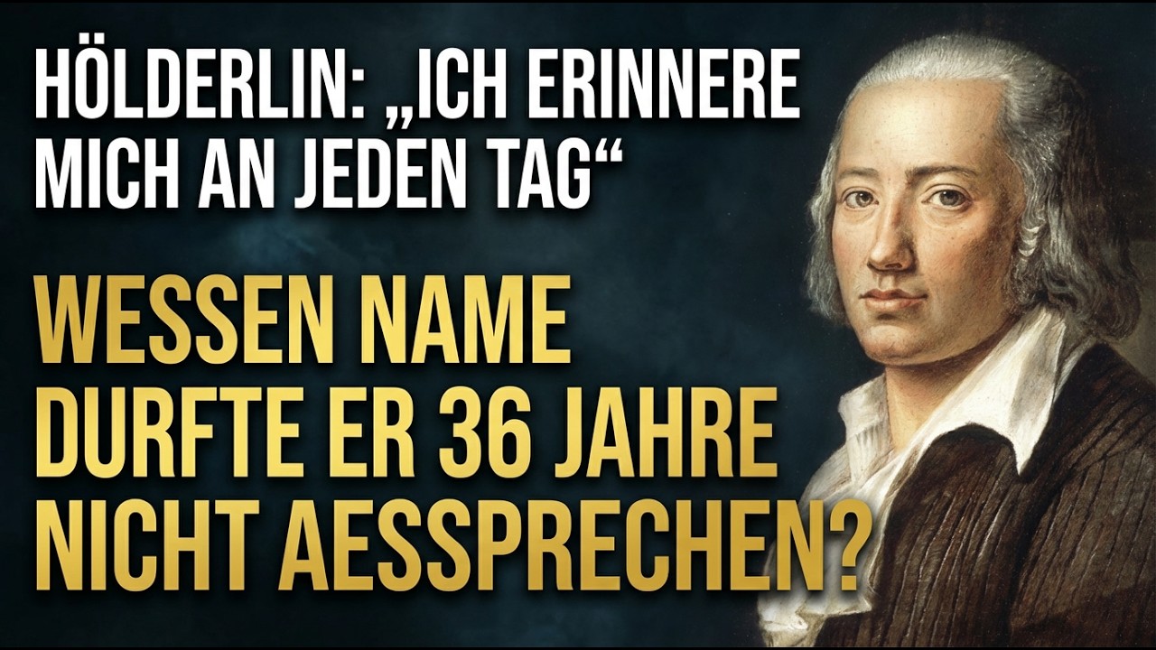 HÖLDERLIN: „ICH ERINNERE MICH AN JEDEN TAG