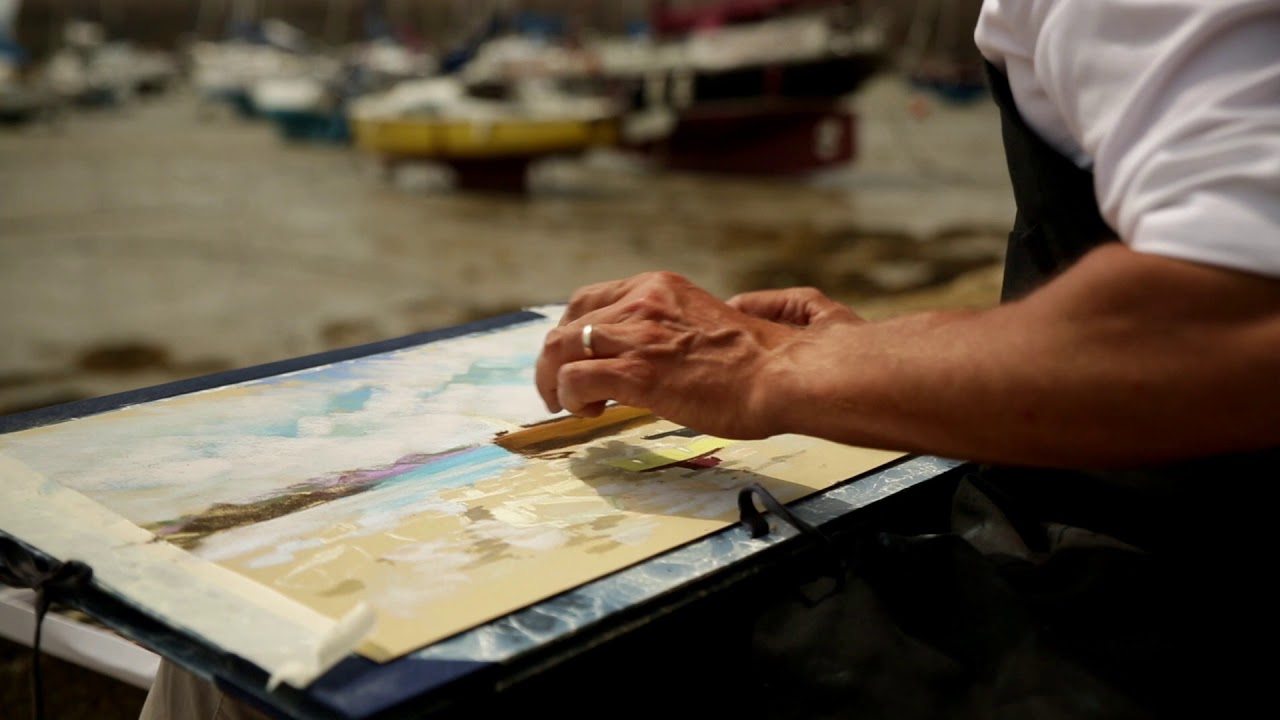 Plein Air Pastel Painting