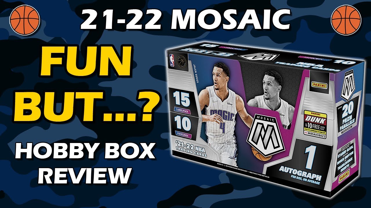 2021-22 Panini Mosaic Basketball Hobby Box Review