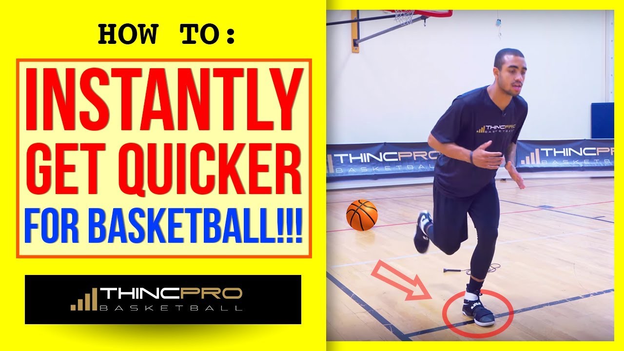 How to - INSTANTLY GET QUICKER IN BASKETBALL! (Top 3 Basketball Quickness Drills At Home)