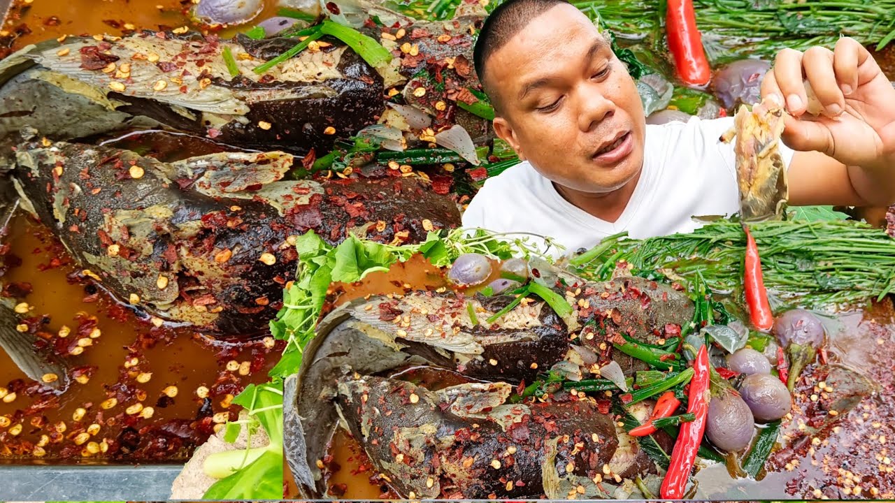 ปลาดุกต้มน้ำปลาร้าเครื่องแน่นๆแซ่บสะใจมาก