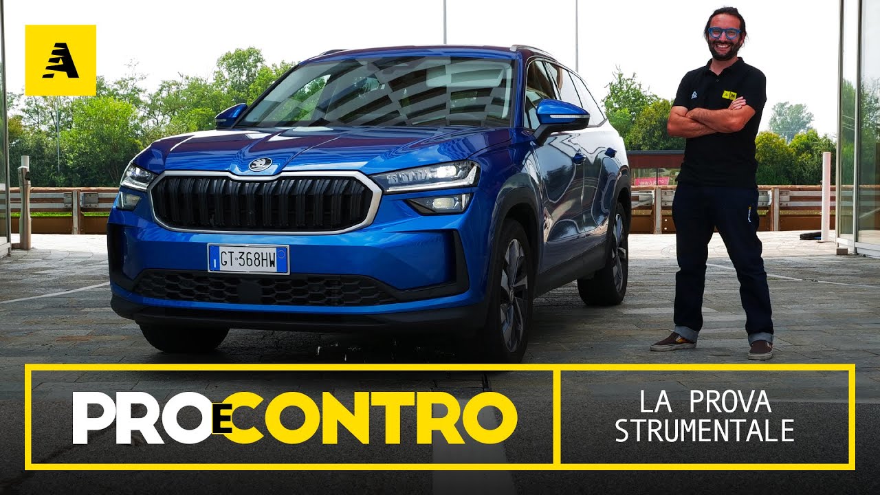 Nuova Skoda KODIAQ 2024 (meglio di X-Trail?) | PROVA STRUMENTALE - PRO e CONTRO