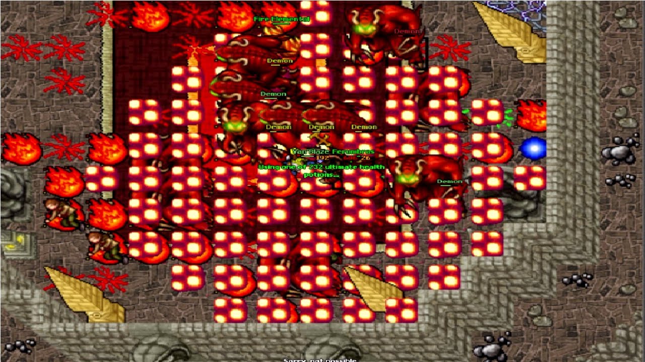 Tibia - Ferumbras Attacks Guardia/Nova (8.11/8.10 2008)