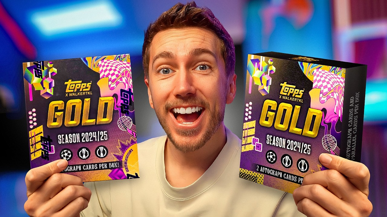 Double Gold Football Box Break with 4 Autographs!