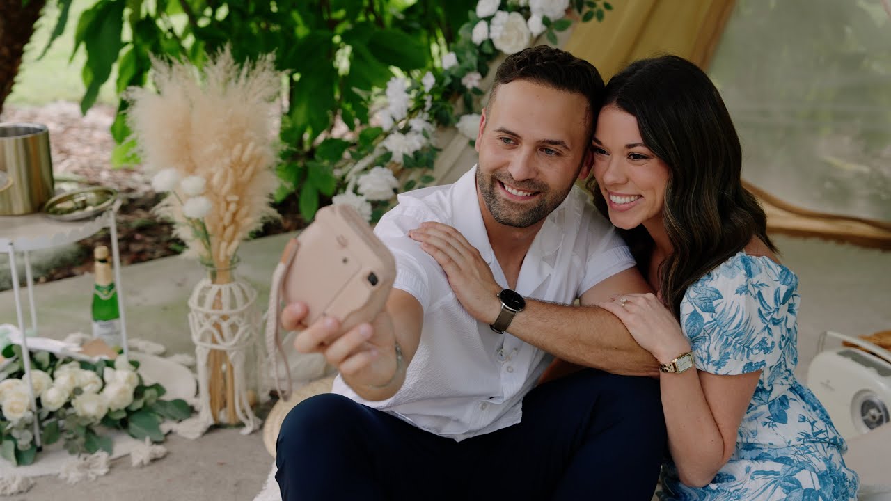 Cypress Grove Park Wedding Proposal is super sweet 🍬 | Orlando Wedding Videographer