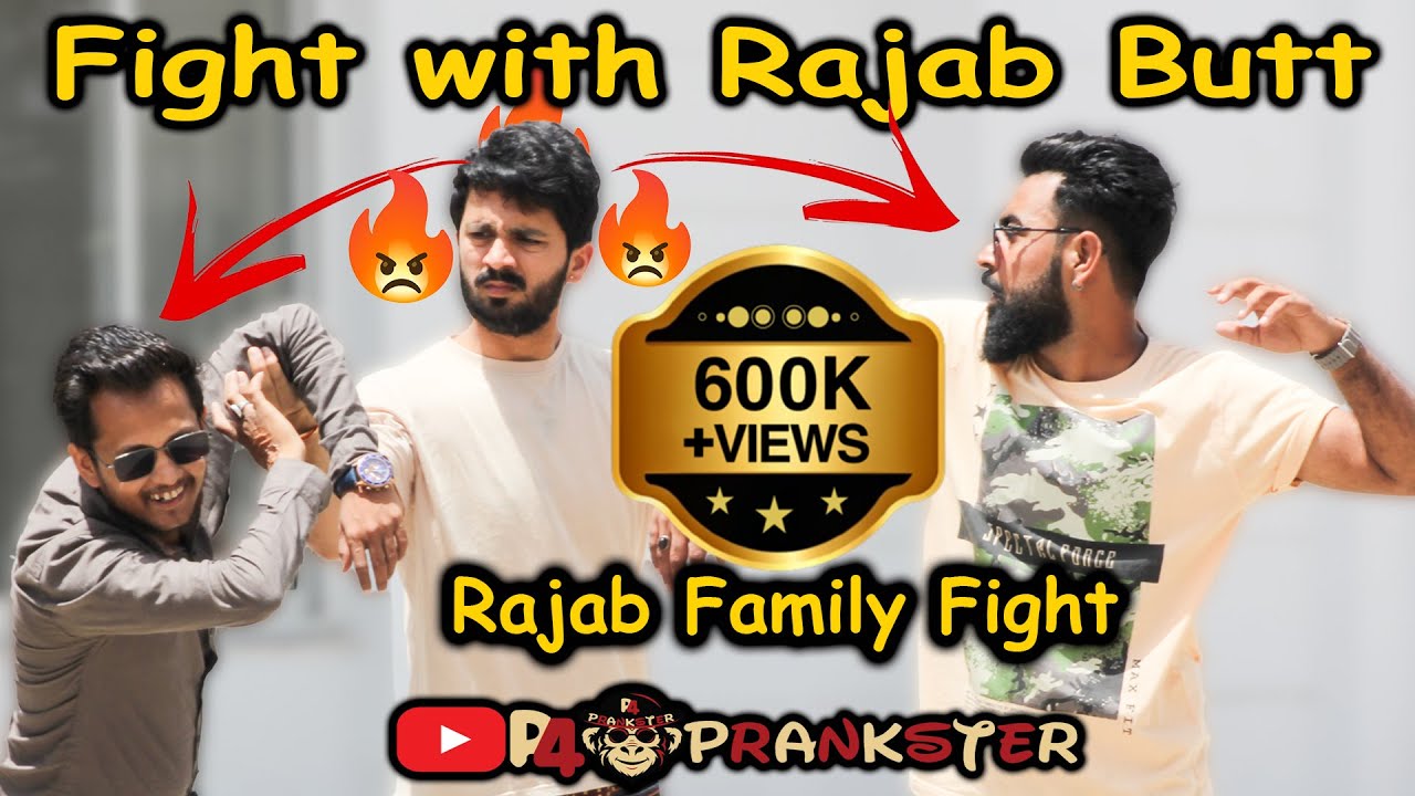 Rajab Butt Attacked in Karachi | Prank With rajab butt | @Skylarkfilms  @rajabbutt94