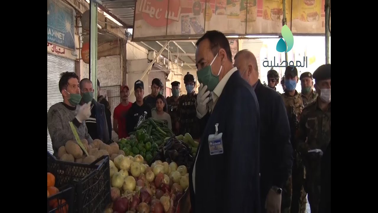 محافظ نينوى يزور منطقة المنصور ويطلع على الاسعار والبضائع ويستمع الى شكاوي المواطنين