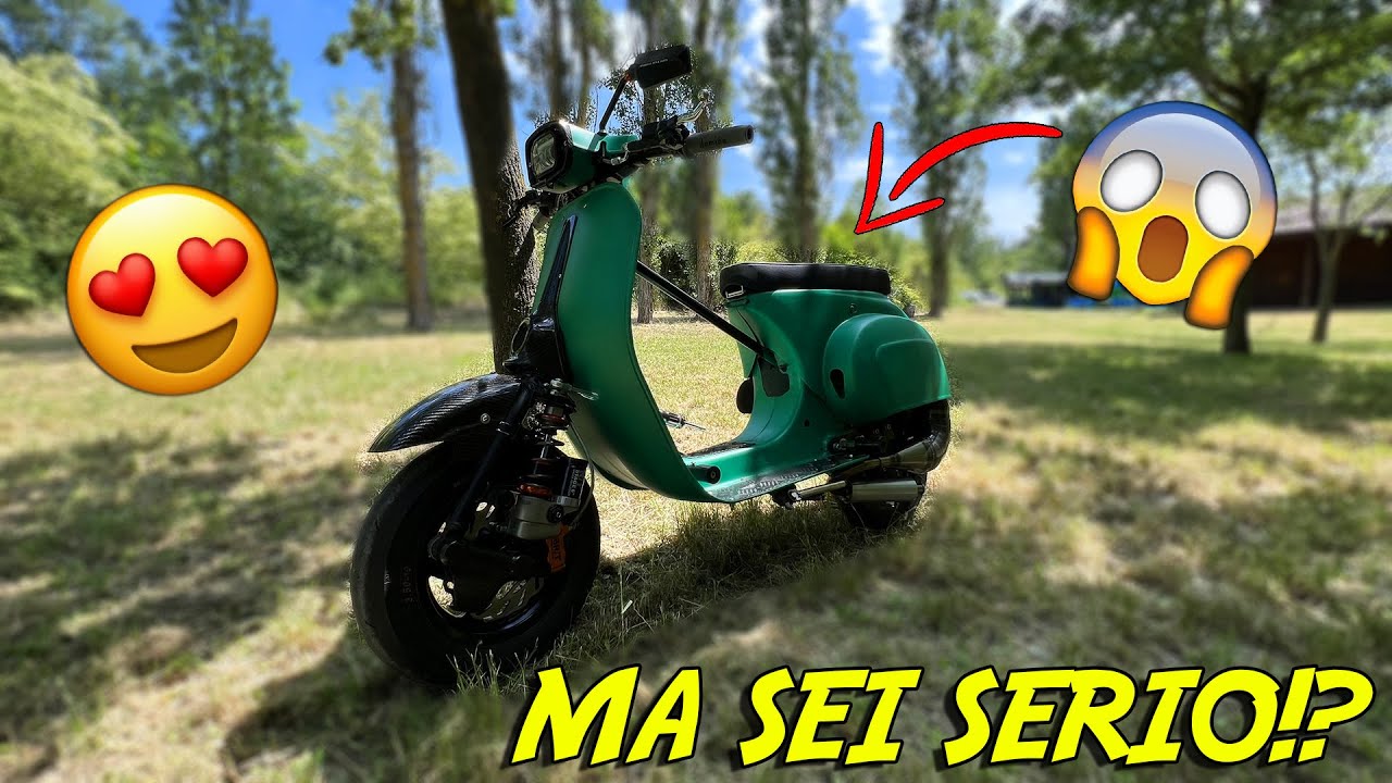 38CV DI VESPA IN VETRORESINA 😱👀 | DEA 153CC (58X58)