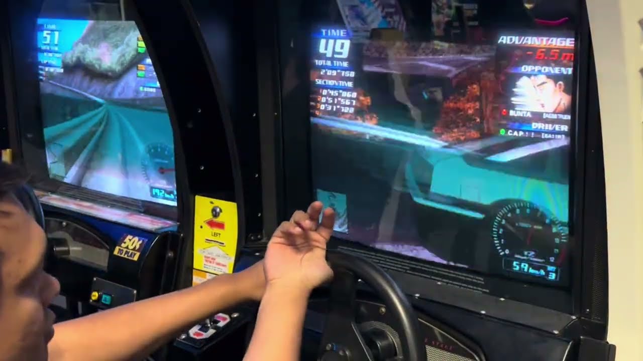 [D3] Initial D Version 3/ 頭文字D3 BUNTA CHALLENGE IROHAZAKA 7th Star - CAP!! @Arcade_Replay 