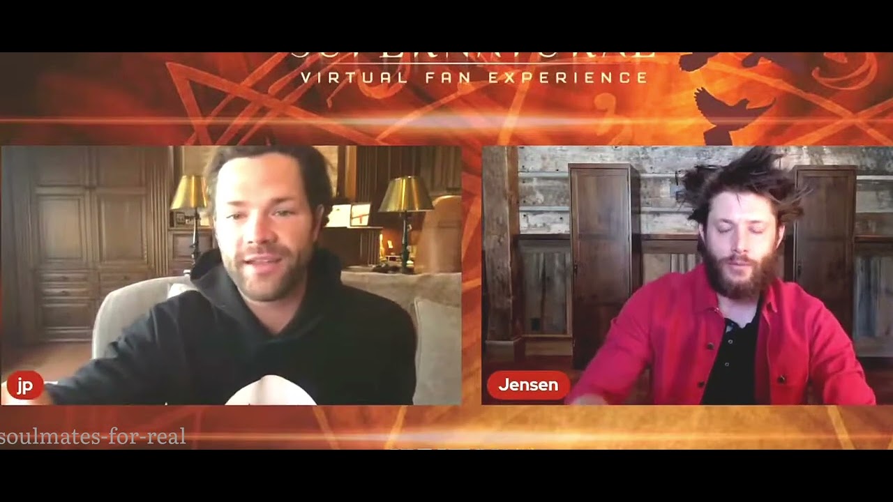 Reminiscing, banter and silly jokes 🙂 #jaredpadalecki #jensenackles #StageIt2021