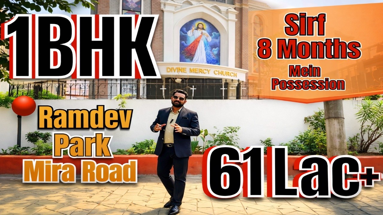 Sirf 61 Lakhs Mein Luxury 1BHK – 50+ Amenities Ke Saath | Ramdev Park, Mira Road! Me