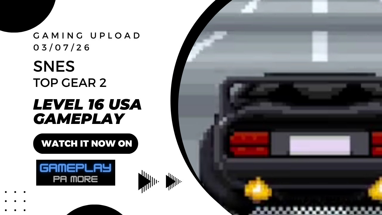 SNES Top gear 2 level 16 USA gameplay 20260307