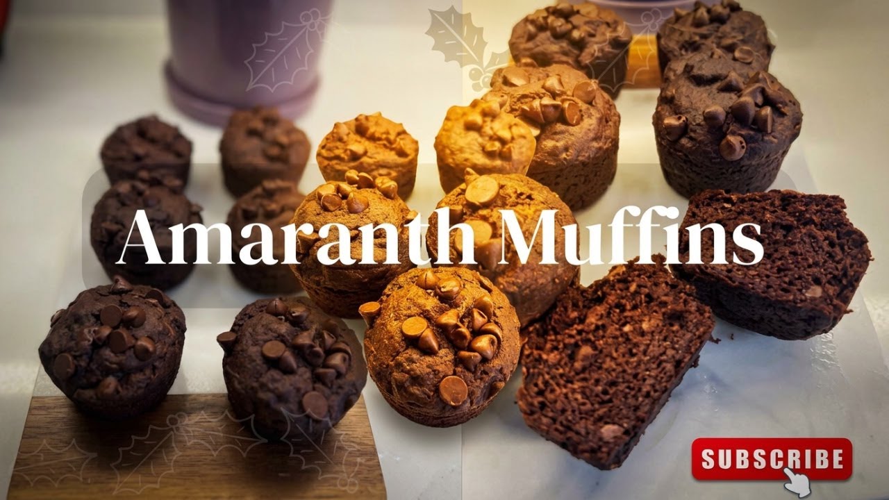 Amaranth (Rajgira) Muffins – Soft, Fluffy Banana & Date Muffins | Gluten-Free, No Sugar