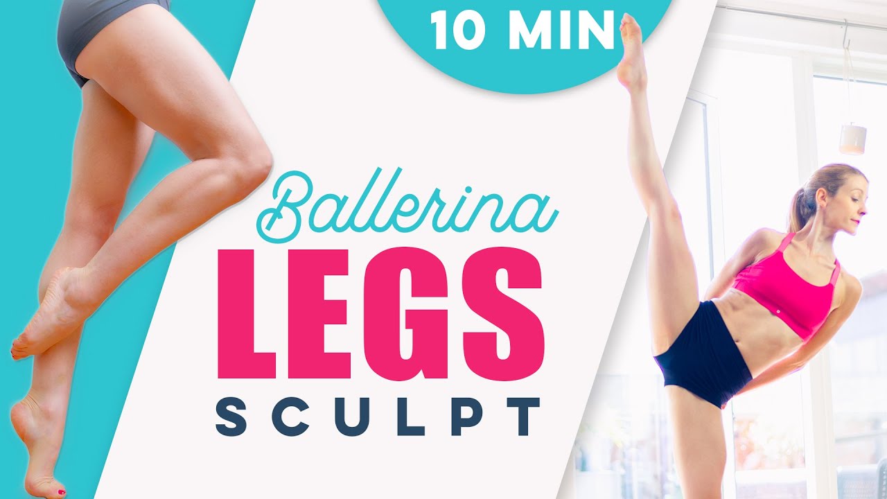 10 minutes Body Sculpting for women | Ballerina routine | Tone up your legs