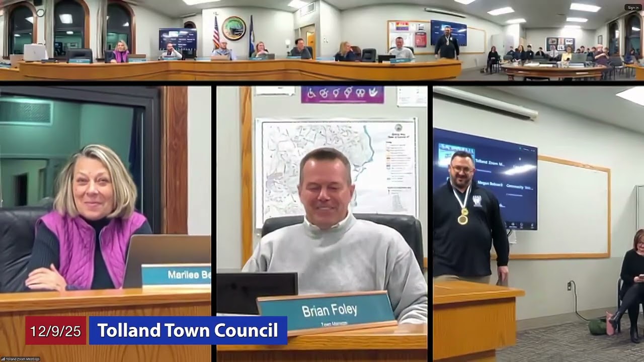 Tolland Town Council - December 9, 2025