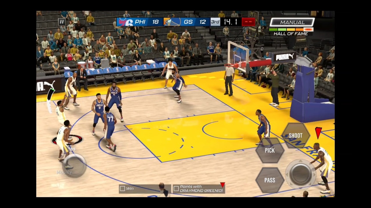 Warriors vs 76ers | NBA 2K Mobile Rewind Hall of Fame Difficulty | Threes Not Enough