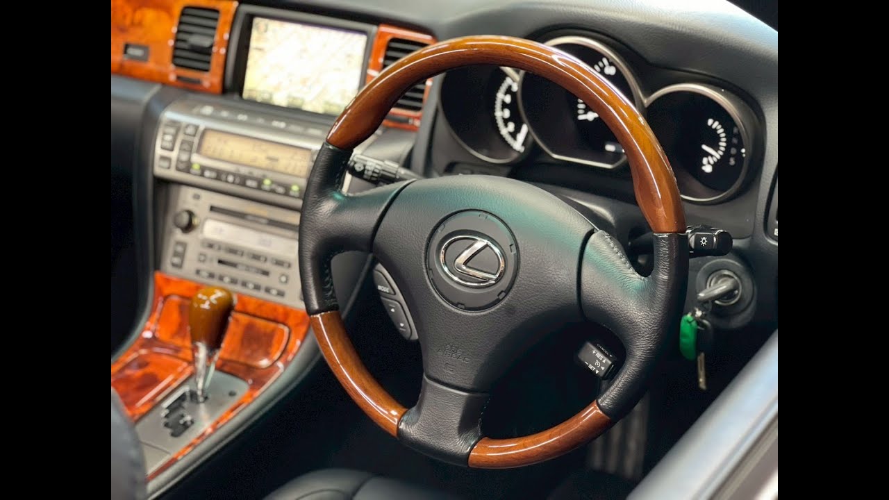 [Интерьер] Lexus SC430 [3R1] Зеркальный салон Red Mica Crystal Shine, HID, чёрная кожа, подогрев ...