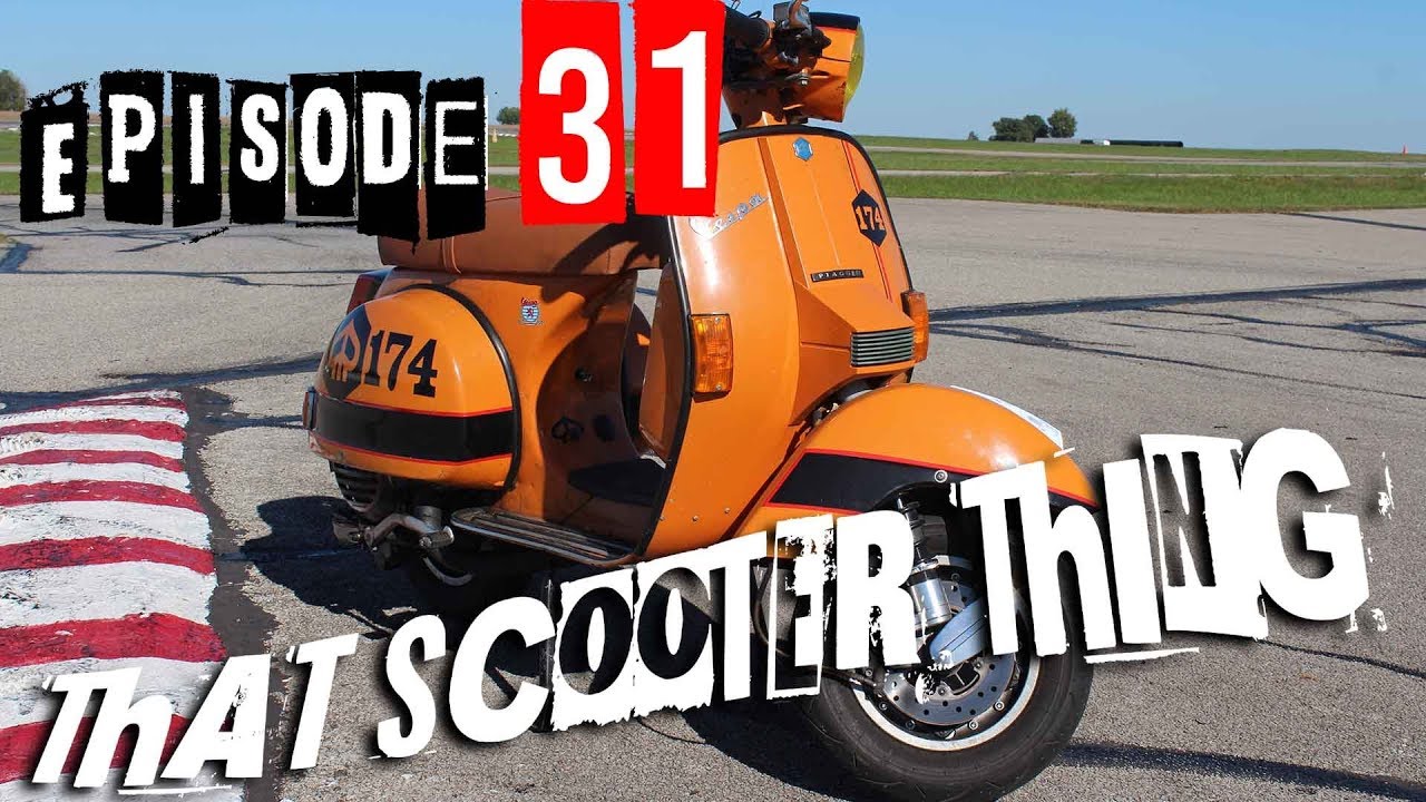 TST Эп. 31 — Stella LML Vespa PX 150 и Malossi 221cc на трассе с установкой Trailtech