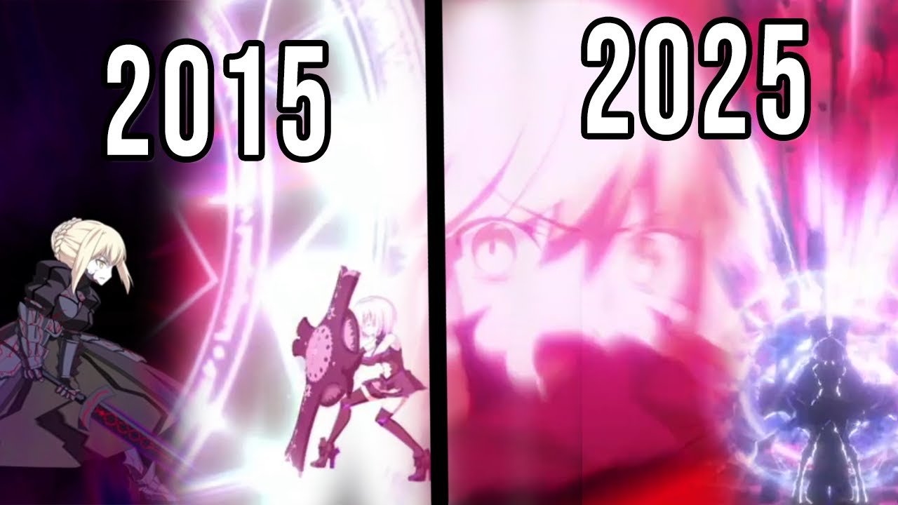 【FGO】Mash Vs Saber Alter Cinematic - 10 Years Rematch Comparison