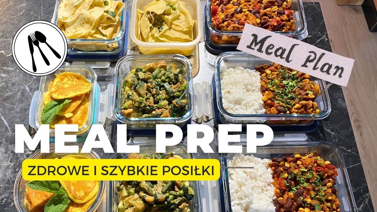 MEAL PREP | Zdrowe posiłki na zapas | Lunchboxy do pracy | Chilli con carne | Placki budyniowe
