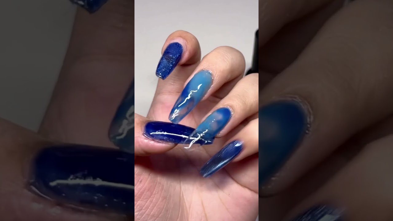 Shadow Shine Reveal ✨ | Step-by-Step Nail Design Inspired by Shadow Milk | ASMR Process